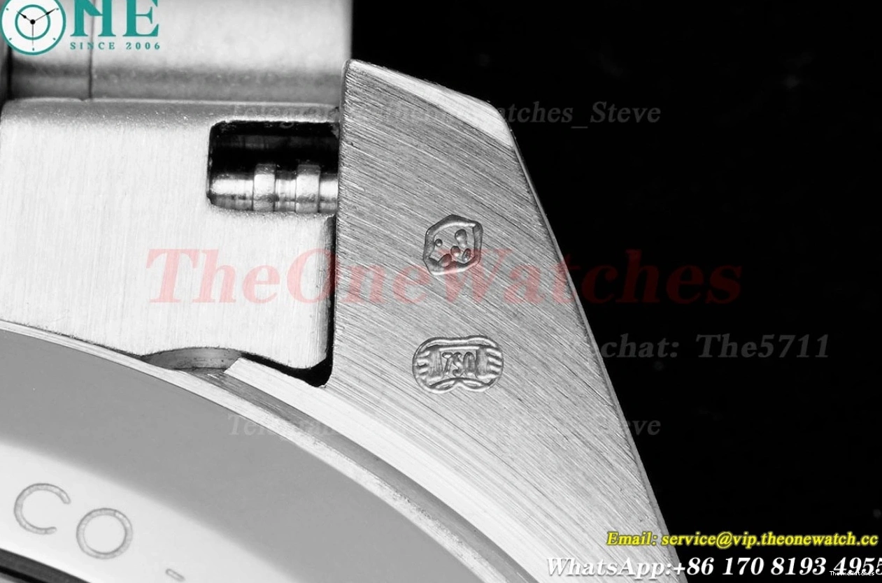 SS RMF White A7750 Mod SS Speedmaster Dial 41mm 0203